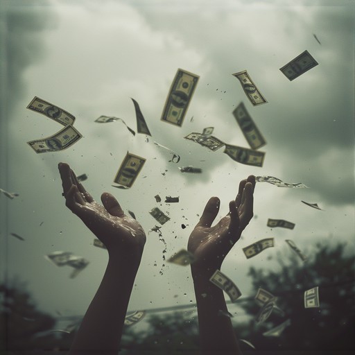 Free Money raining down Image - Money, Crowd, Sky | Download at StockCake