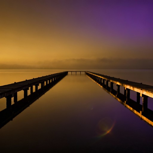 Free Pier Into Twilight Image - Sunset, Pier, Silhouette | Download at
