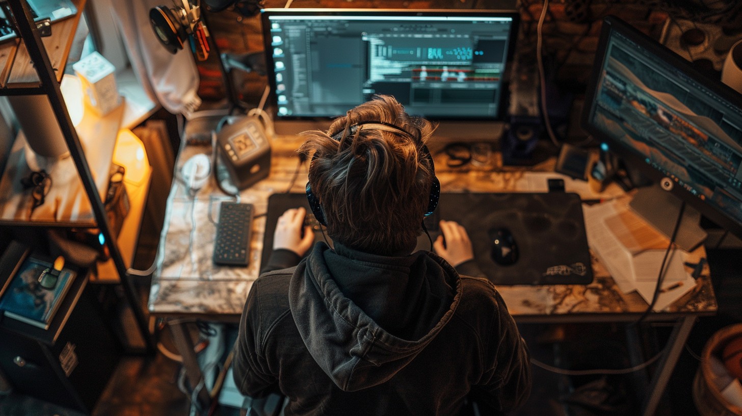 Free Creative Workspace Setup Photo - Audio, Editing, Studio | Download ...