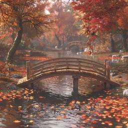 Free Autumn Bridge Scenery Image - Autumn, Bridge, Pond | Download at ...