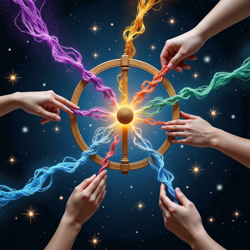 Thread Constellation Free Cosmic Thread Convergence Photo - Mystical, Cosmic, Threads ...