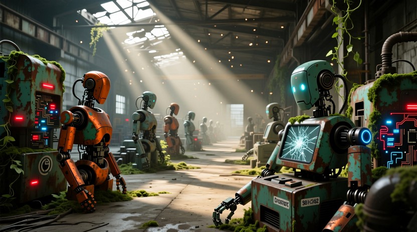Robot Rust Free Forgotten Metal Soul Image - Robot, Rust, Mechanical | Download at ...