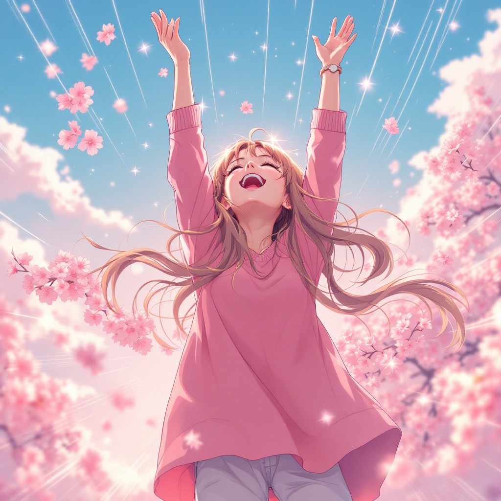 Spring Time Joy Free Springtime Joy Unleashed Image - Joyful, Anime, Spring | Download ...