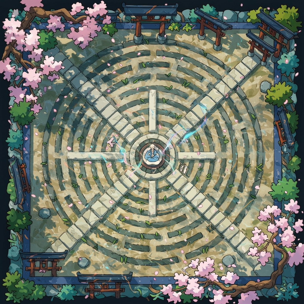 Free Zen Labyrinth Meditation Image - Anime, Zen, Meditation | Download ...