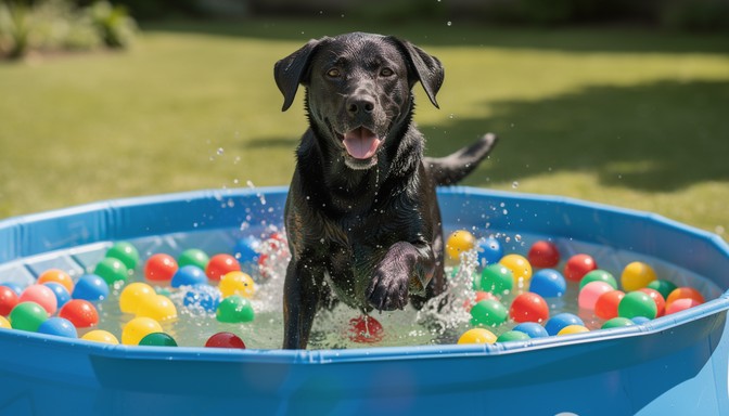 Free Pool Party Pup Image - Dog, Labrador, Retriever | Download at ...