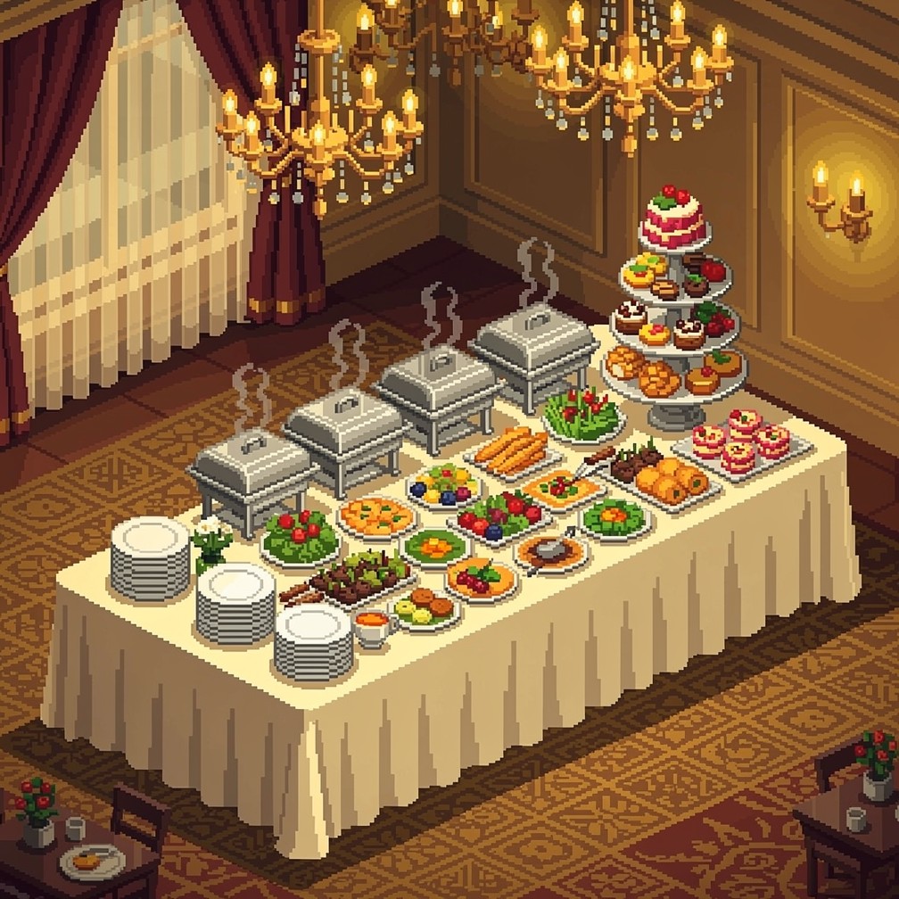 Free Pixel Feast Display Image - Buffet, Feast, Banquet | Download at ...