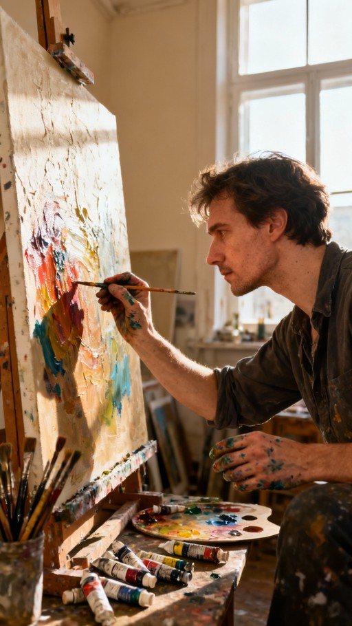 Free Artist Creating Art Image - Artist, Painting, Studio | Download at ...