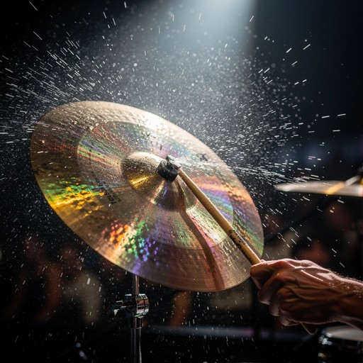 Free Rainbow Cymbal Explosion Image - Cymbal, Rainbow, Drumstick ...