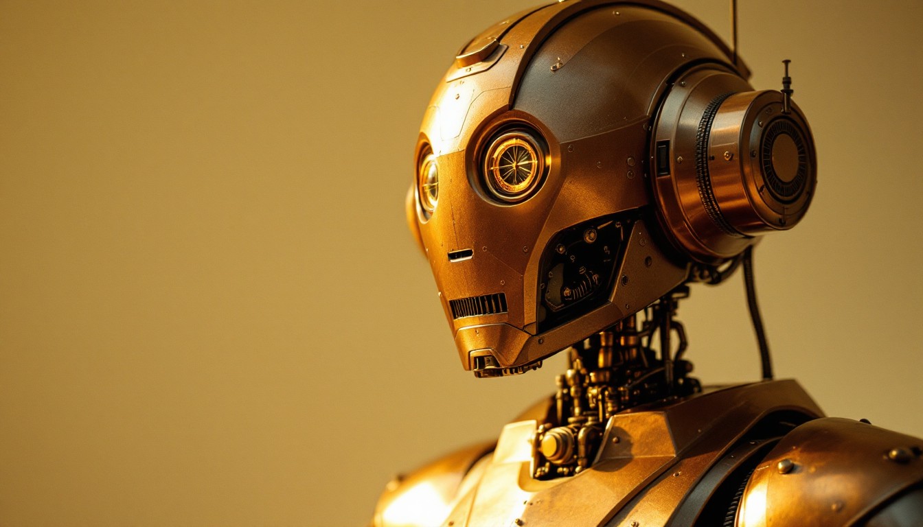 Free Deco Robot Portrait Image - Robot, Artdeco, Copper | Download