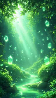 Free Enchanted Crystal Path Image - Forest, Crystals, Magic | Download ...