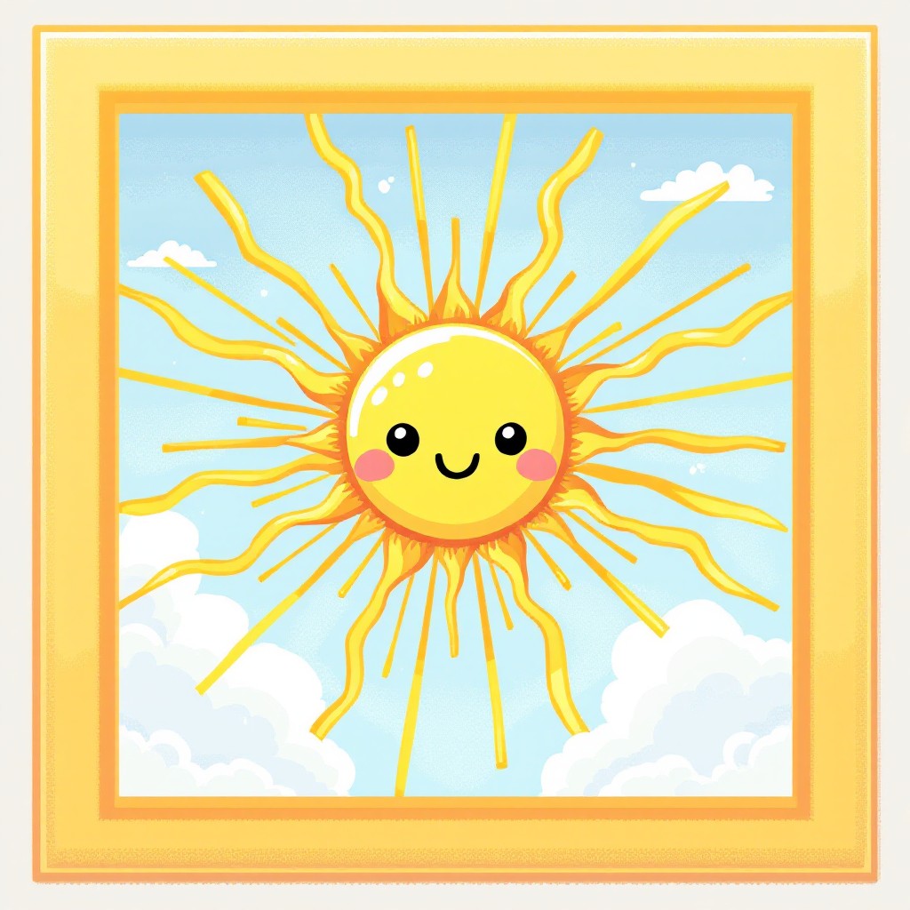 Free Sunny Kawaii Pixel Image - Kawaii, Pixel, Sun | Download at StockCake