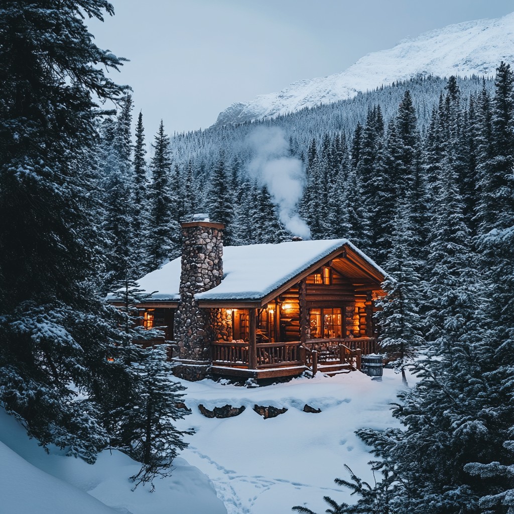 Free Snowy mountain cabin Image - Snow, Cabin, Winter | Download at ...