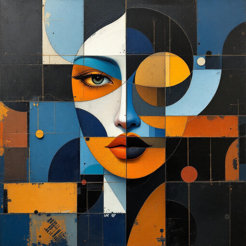 Free Geometric Face Abstract Image - Abstract, Geometric, Portrait ...