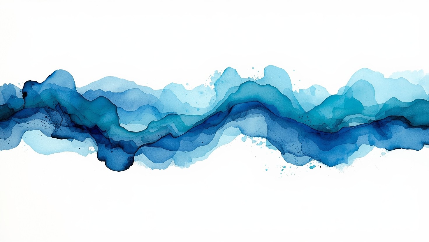 Free Flowing Blue Waters Image - Watercolor, Abstract, Blue | Download ...