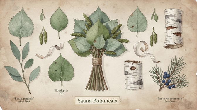 Fresh Specimens Free Botanical Sauna Study Image - Botanical, Illustration, Sauna ...