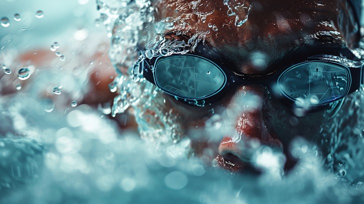 Generic Swimmer Free Swimmer in Action Image - Swimmer, Water, Goggles | Download at ...