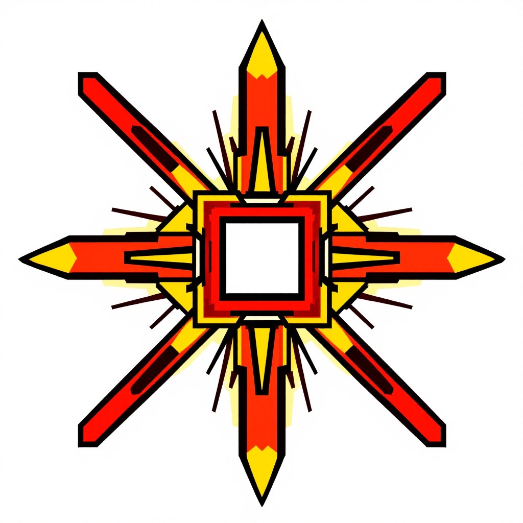 Free Geometric Pixel Sun Image - Sun, Geometric, Pixel | Download at ...