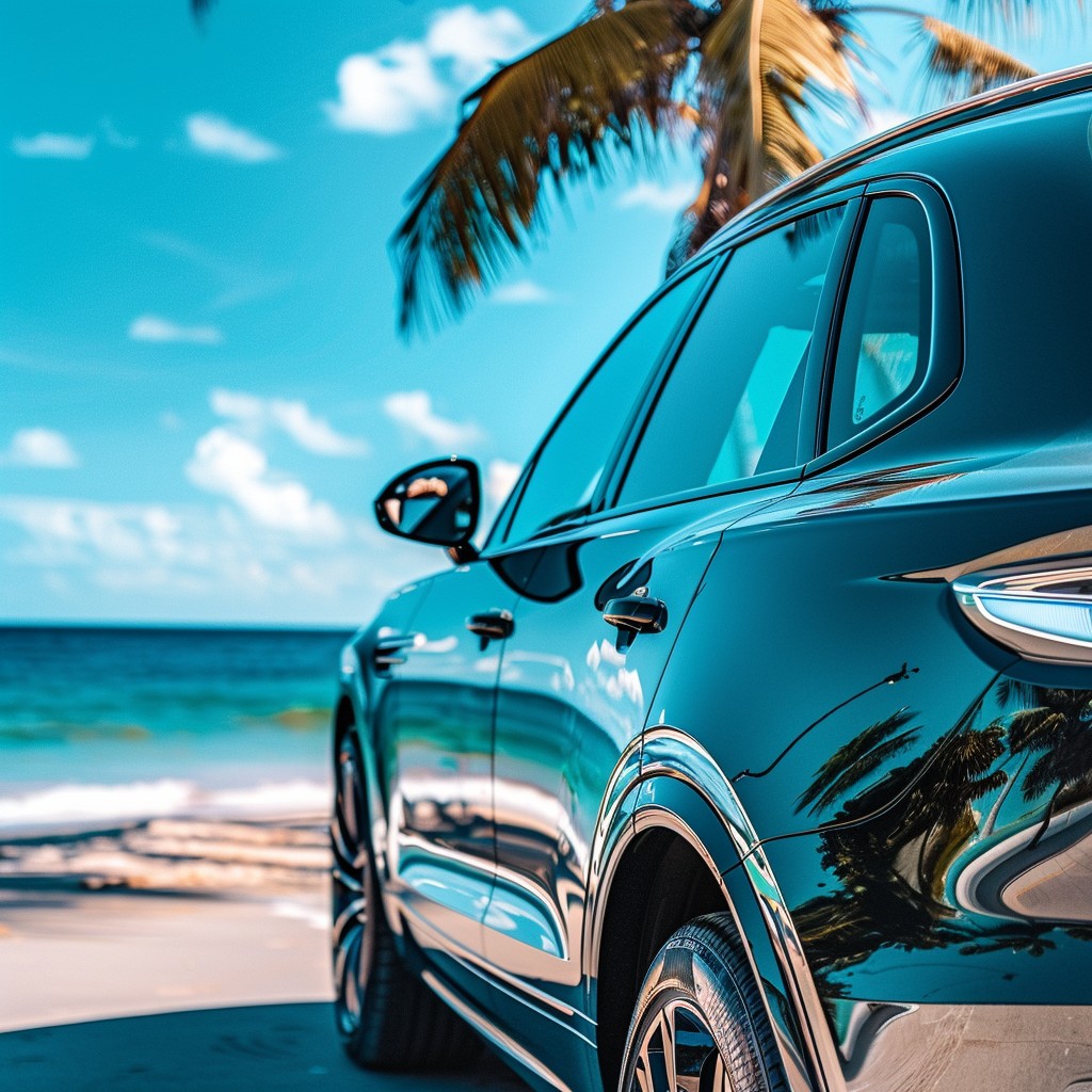 Free Beachside Luxury Car Image - Car, Beach, Luxury | Download at ...