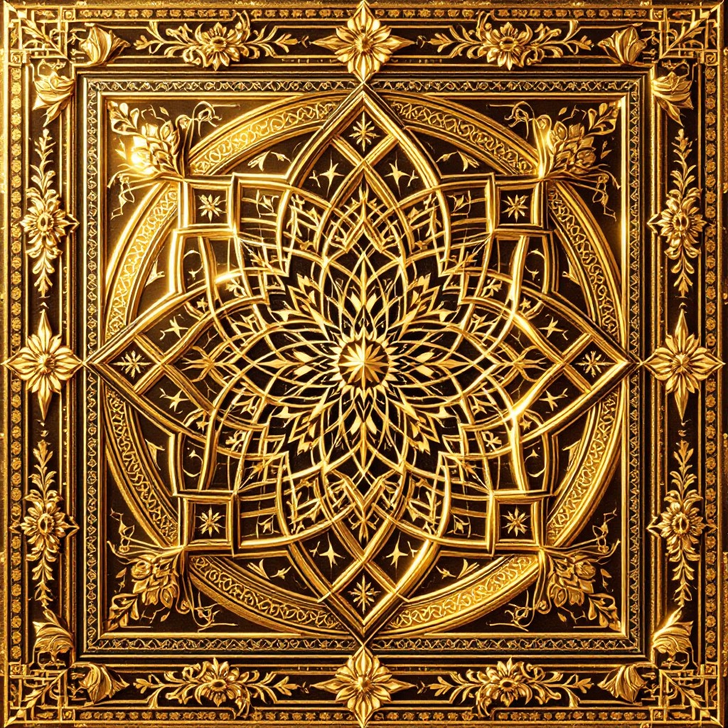 Old Scared Pattern Free Golden Sacred Pattern Image - Mandala, Geometric, Byzantine ...