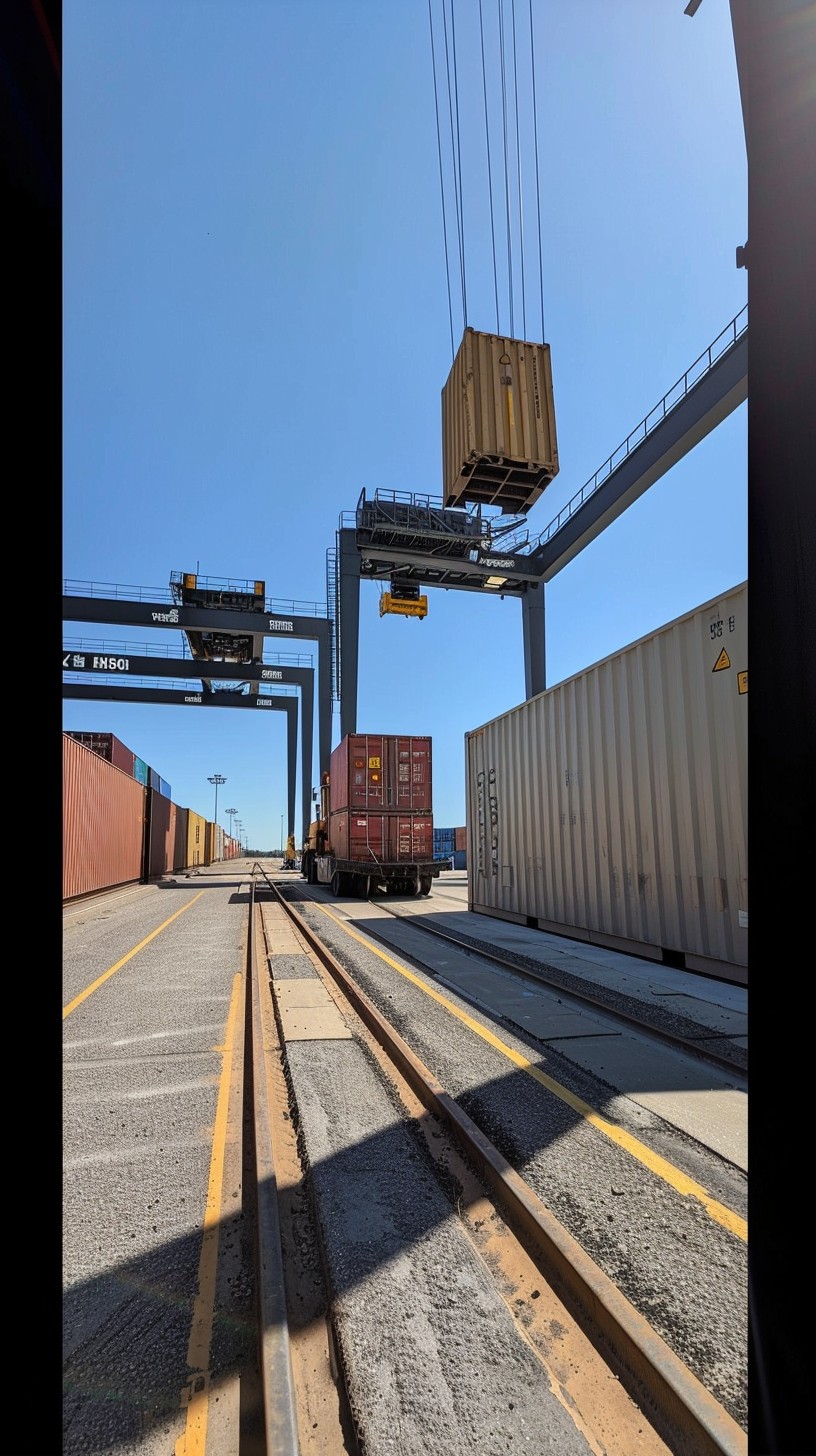 Free Container Loading Dock Image - Port, Crane, Containers | Download ...
