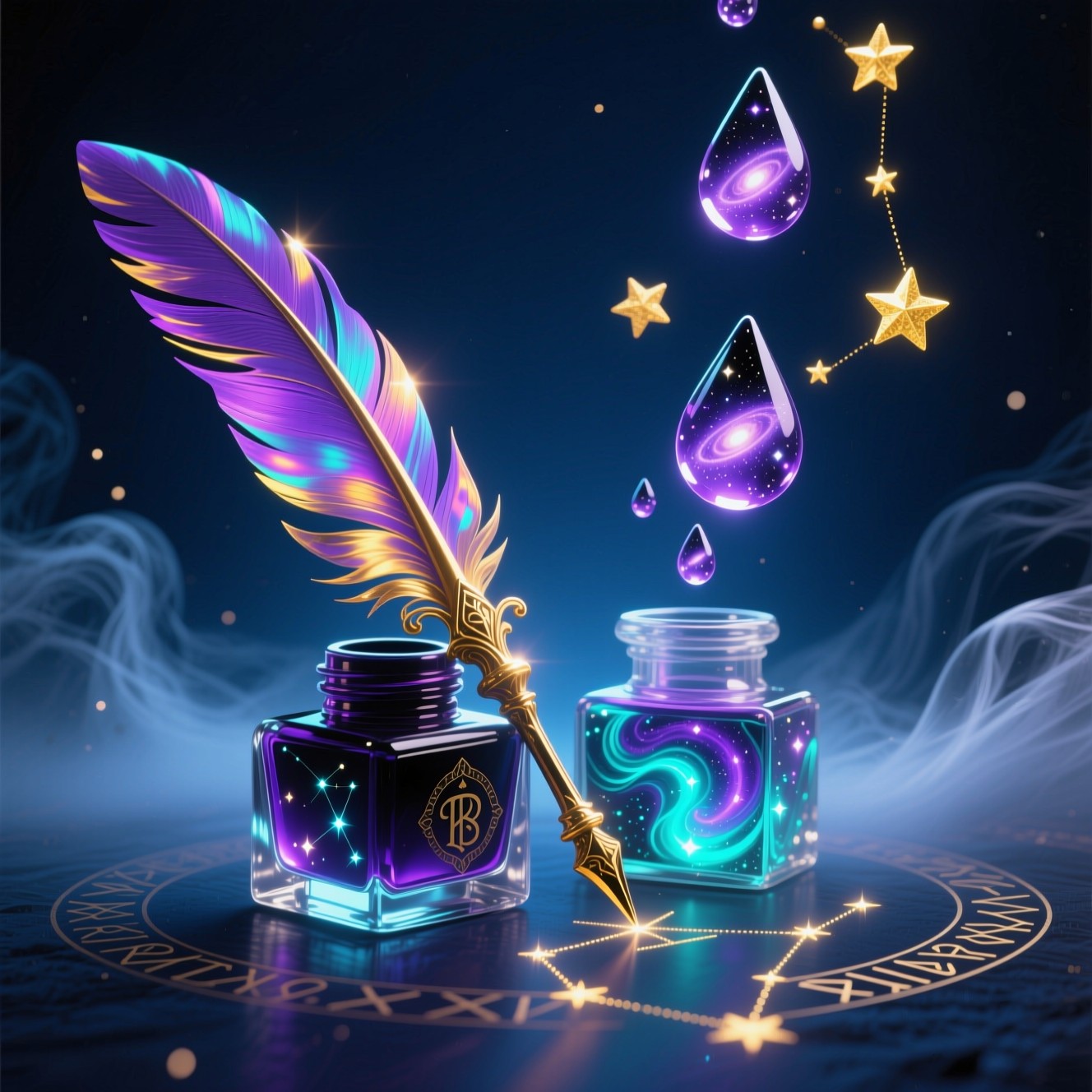 Writing Magic Image Free Celestial Writing Magic Photo - Fantasy, Magical, Quill | Download ...