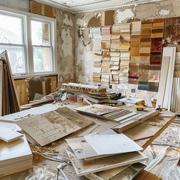 Free Chaotic Renovation Scene Image - Renovation, Construction, Debris ...