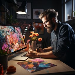 Free Creative Digital Art Image - Artist, Café, Digital | Download at ...