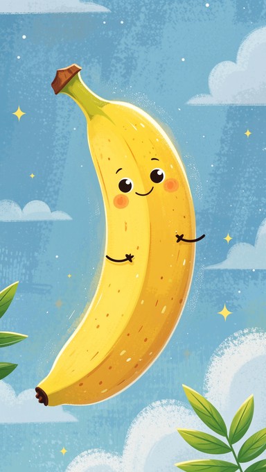 Free Happy Banana Character Photo - Banana, Illustration, Cartoon ...