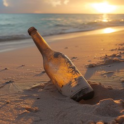 Free Sunset Bottle Beach Image - Sunset, Beach, Bottle | Download at ...