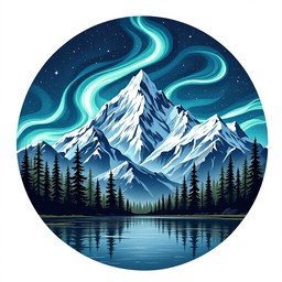Free Northern Lights Dance Image - Aurora, Mountains, Lake | Download ...