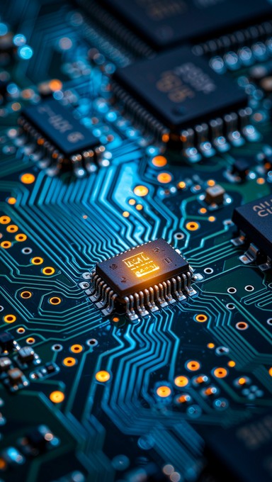 Free Illuminated Tech Pathways Image - Technology, Circuit, Electronics ...