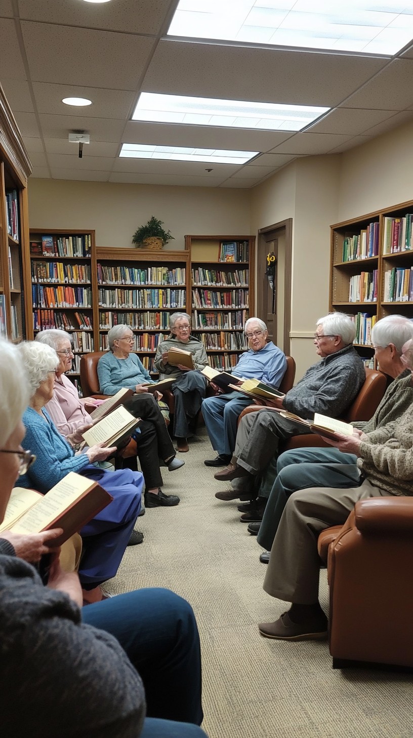 Free Seniors Reading Books Image - Seniors, Reading, Library | Download ...