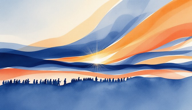 Free Journey Toward Hope Image - Watercolor, Abstract, Minimalist ...