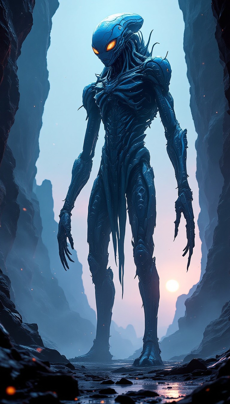 Free Towering Alien Giant Image - Alien, Creature, Biomechanical ...