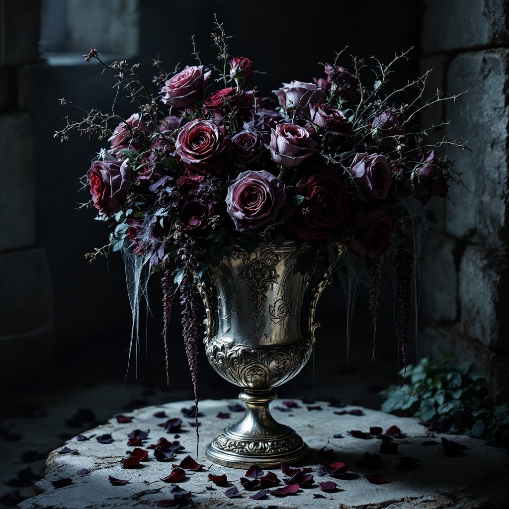 Free Gothic Rose Romance Image - Gothic, Roses, Silver | Download at ...