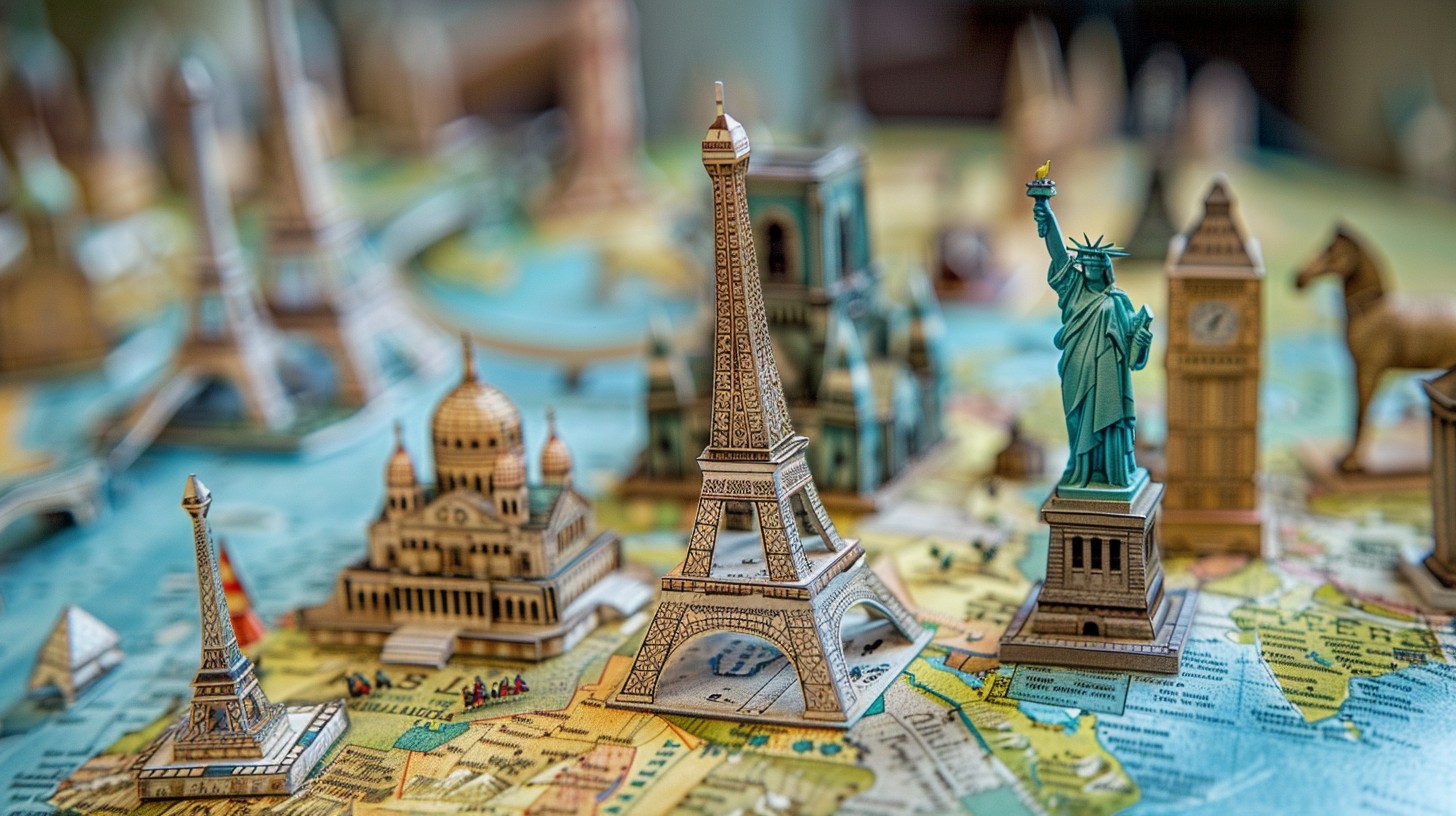 Free Global Landmarks Miniatures Image - Miniature, Travel, Landmarks ...