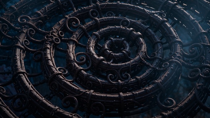 Free Spiraling Gothic Abyss Image - Spiral, Gothic, Labyrinth ...