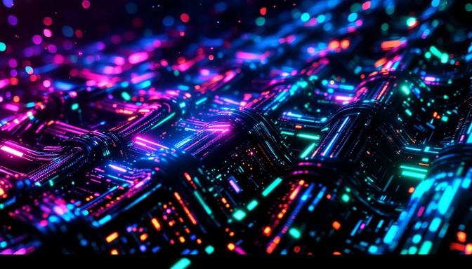 Free Neon Chrome Weave Image - Chrome, Neon, Cyberpunk | Download at ...
