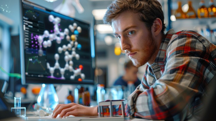Researcher Download Download Researcher Analyzing Data Image - Research, Scientist ...