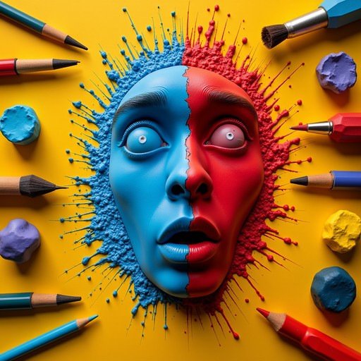 Free Dual-Tone Creation Image - Sculpture, Face, Blue | Download at ...