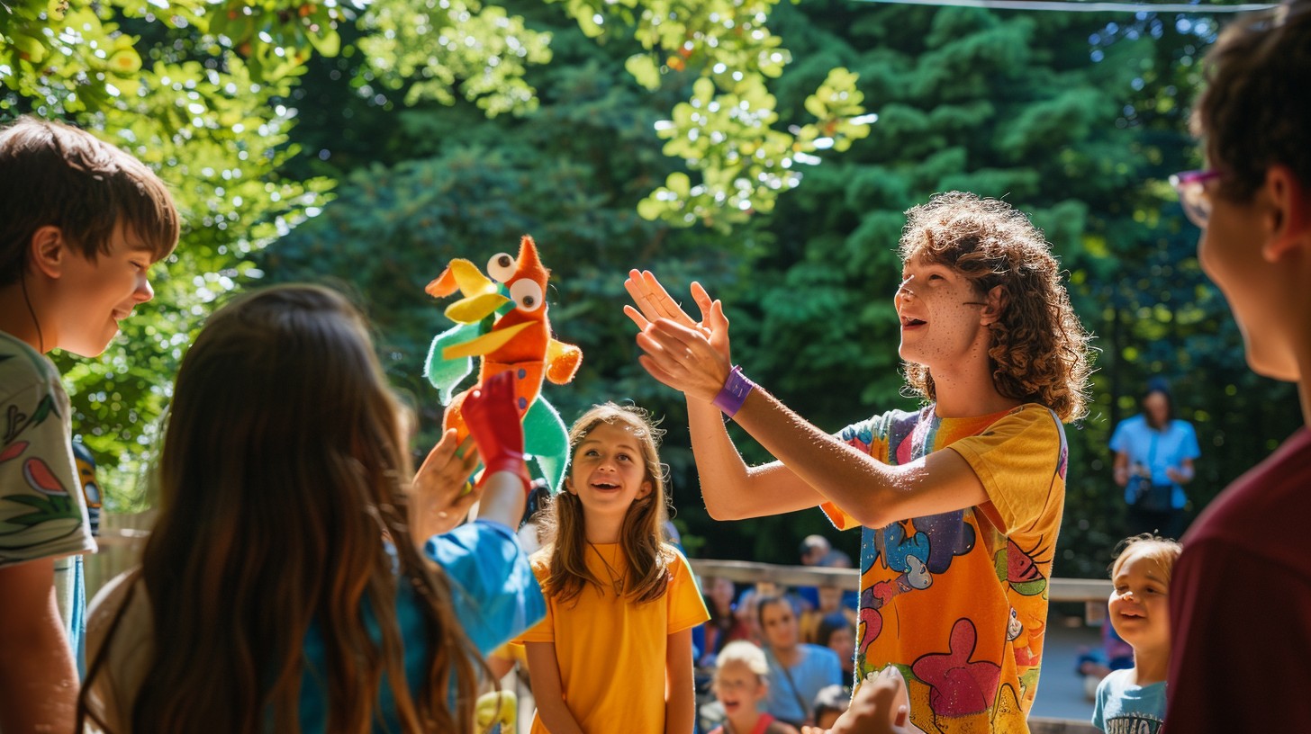 Free Joyful Puppet Show Image - Children, Puppet, Laughter | Download ...
