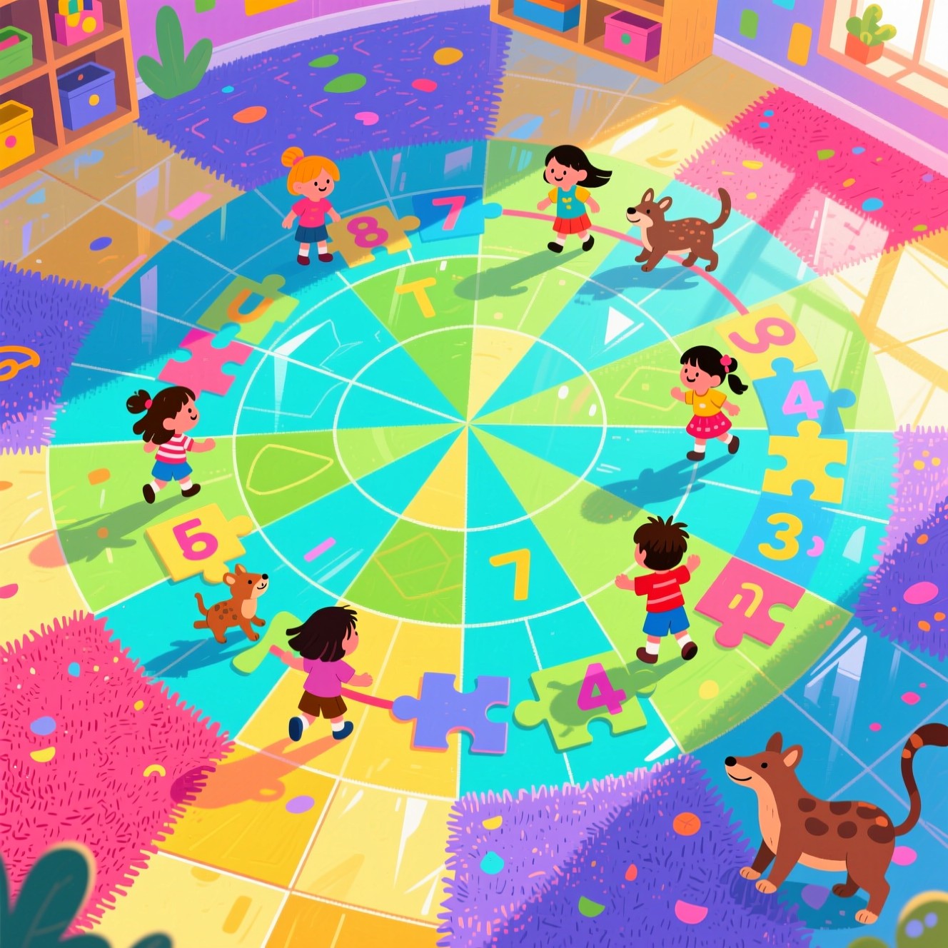 Free Playful Learning Floor Photo - Children, Illustration, Educational ...