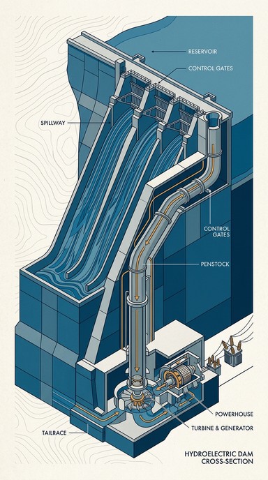 Free Hydraulic Power Engineering Image - Dam, Hydroelectric ...