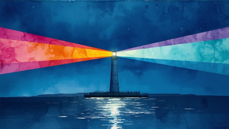 Free Prismatic Beacon Shining Image - Lighthouse, Prismatic, Watercolor ...