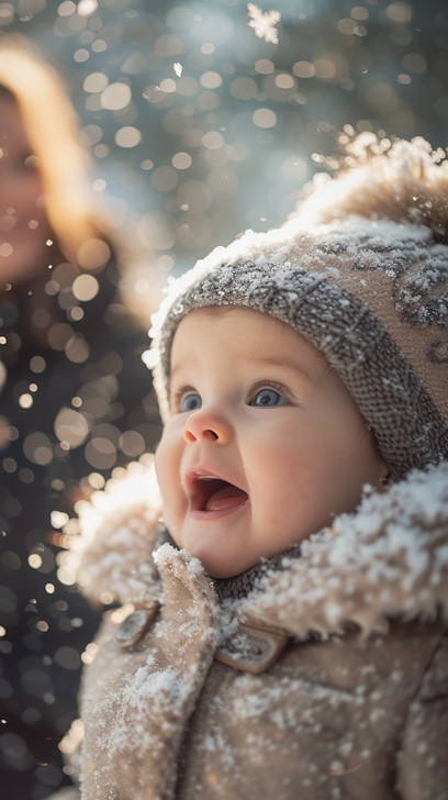 Cold Winter Baby Free Winter Wonder Awe Image - Winter, Child, Snow | Download at StockCake