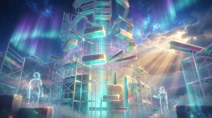 Free Cosmic Construction Dreams Image - Fantasy, Construction, Surreal ...