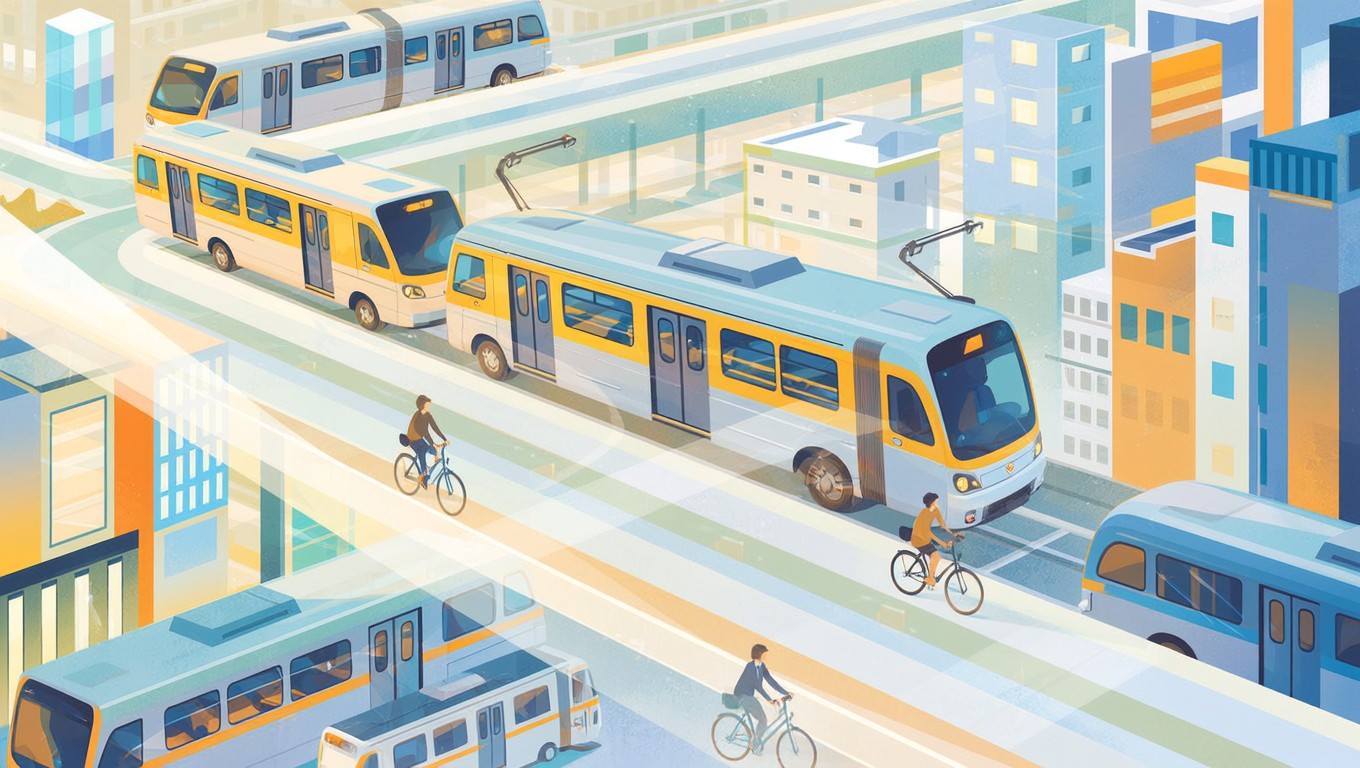 Free Urban Transit Network Image - Transportation, Urban, City ...