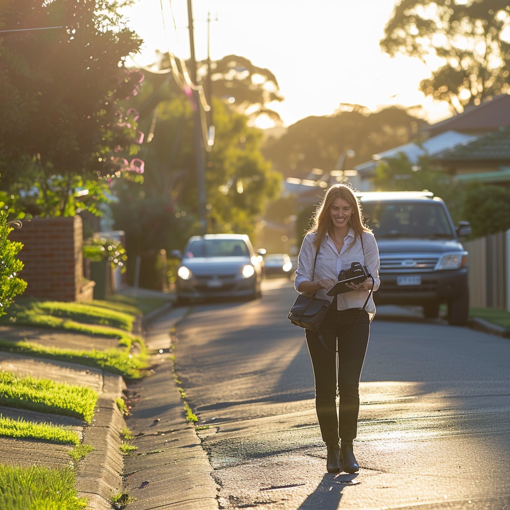 Free Sunset Street Walk Image - Woman, Sunset, Walking | Download at ...