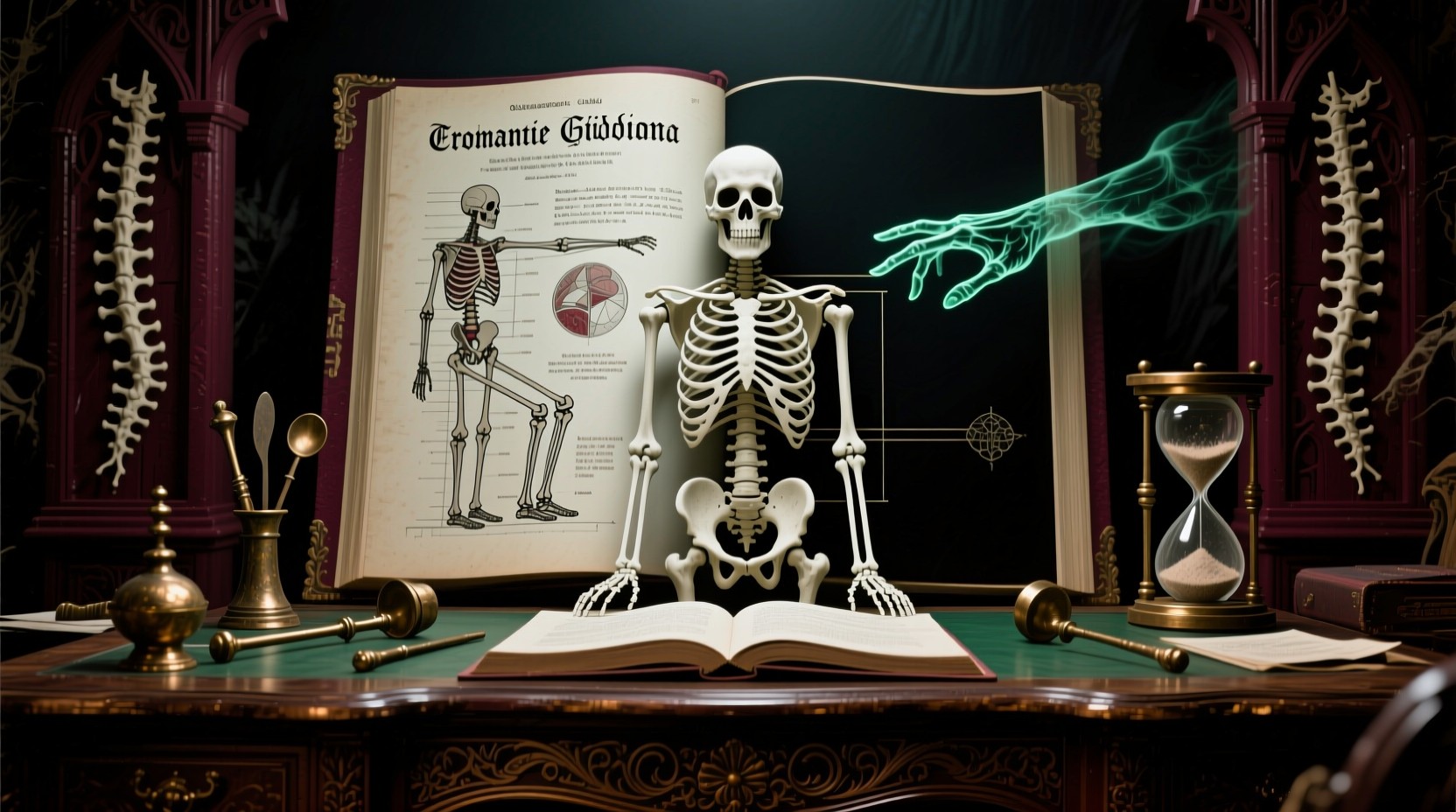 Gothic Injuries Free Gothic Posture Guide Image - Skeleton, Victorian, Gothic ...