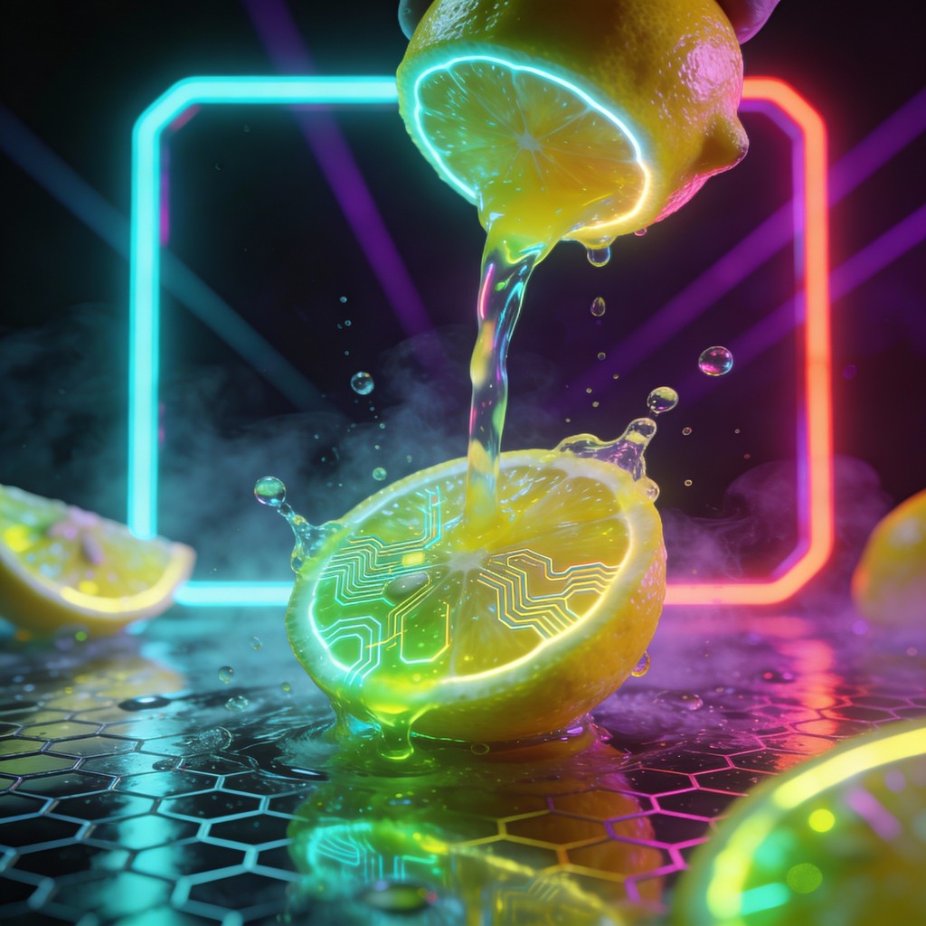 Free Neon Citrus Explosion Image - Lemon, Citrus, Neon | Download at ...